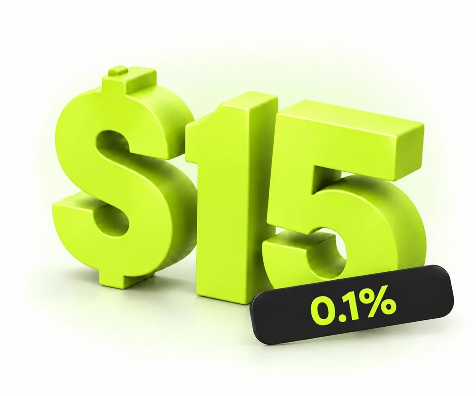 Lime 3D $15 and 0.1% for life