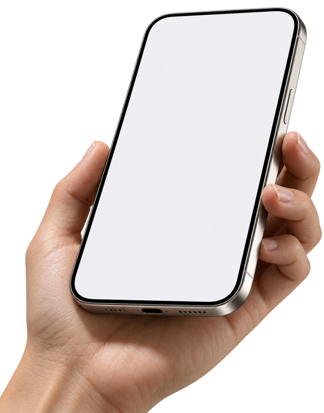 A hand holding a phone with an AnyPay card in Apple Pay