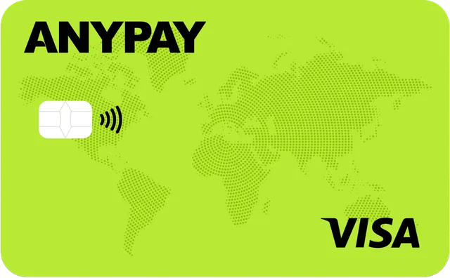 AnyPay green card