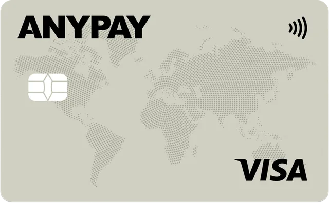 AnyPay Ultimate silver card